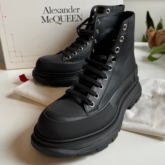 Alexander McQueen Tread Slick Boots sz 41 - Picture 1 of 5